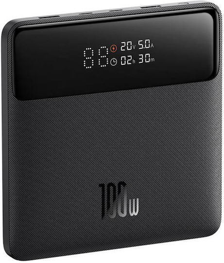 Baseus Blade HD Edition Power Bank 20000mAh 100W with 2 USB-A Ports and 2 USB-C Ports Black view 6