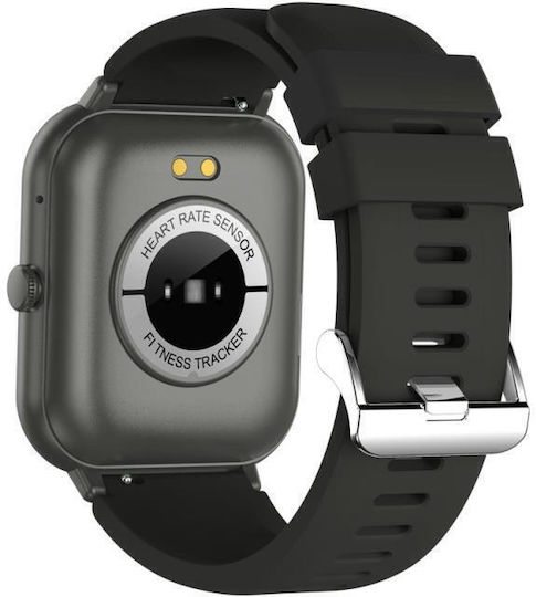 Devia Wt2 Smartwatch with Heart Rate Monitor (Gray) view 3