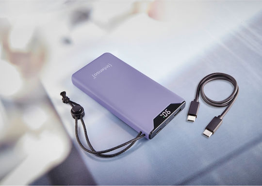 Intenso F10000 Power Bank 10000mAh 20W with USB-A Port and USB-C Port Quick Charge 3.0 Lila view 8