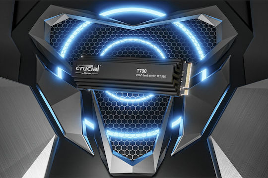 Crucial T700 SSD 1TB M.2 Type with PCI Express 5.0 Connection and Heatsink CT1000T700SSD5 view 7