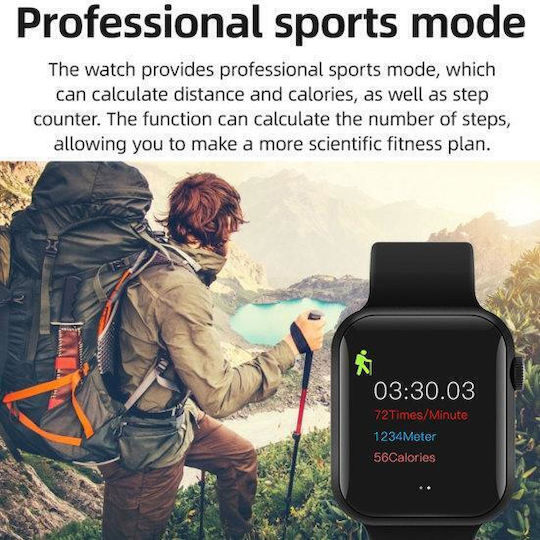 T500 Plus Smartwatch with Heart Rate Monitor (Red) Ansicht 5