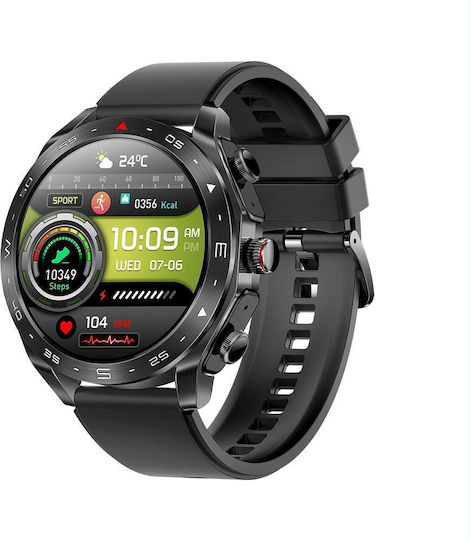 Lemfo T95 1.52 Inch Ips Screen 2 In 1 Bluetooth Earphone Smart Watch Support Health Monitoring Black view 2