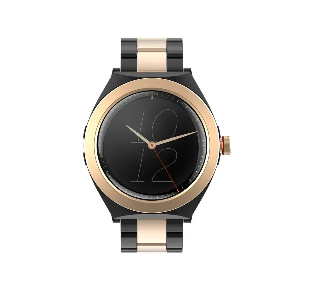 MaxCom FW76 Stainless Steel 42mm Smartwatch with SIM and Heart Rate Monitor (Gal Black) view 2