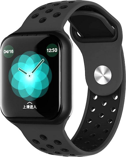 Smartwatch Force Sport8 1.3 Inch Tft Display Heart Rate Sleep Monitoring 3d Sensor Pedometer To Measure Steps Calories Burned Anti-lost Function Android Ios Compatibility Black
