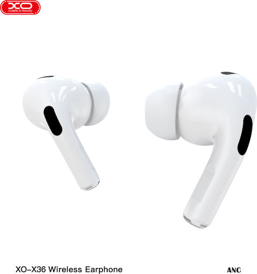 XO X36 In-ear Bluetooth Handsfree Earphones with Charging Case White view 6