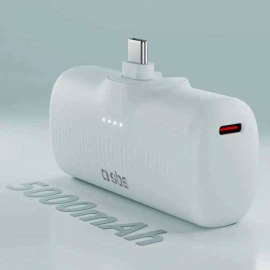 SBS Ecopower 5000mAh 10W Gray view 5