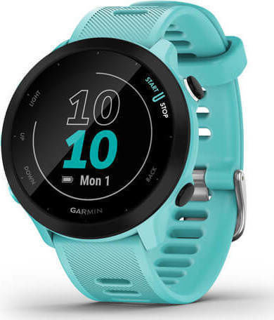 Garmin Forerunner 55 42mm Waterproof Smartwatch with Heart Rate Monitor (Aqua) view 2
