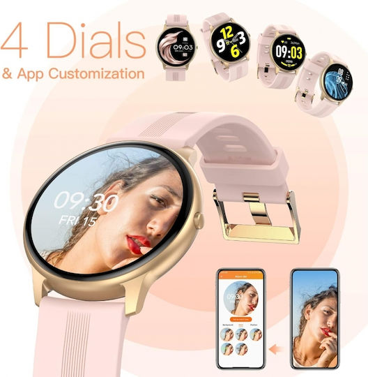 Pyramid International Smartwatch with Heart Rate Monitor (Rose Gold) view 9