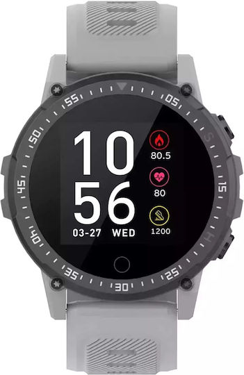 Reflex Active RA05-2130 46mm Smartwatch with Heart Rate Monitor (Gray)
