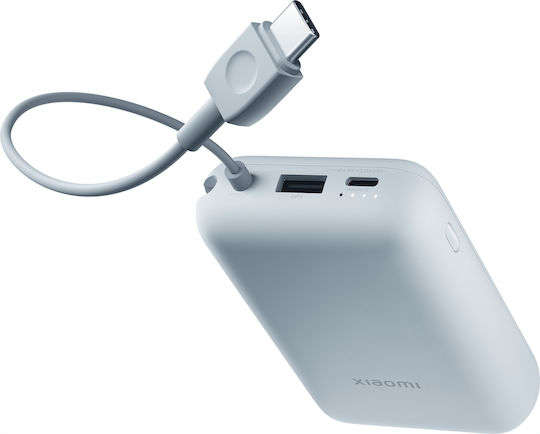 Xiaomi BHR9073GL Integrated Type-C Power Bank 10000mAh 22.5W with USB-A Port and USB-C Port Ice Blue vue 5