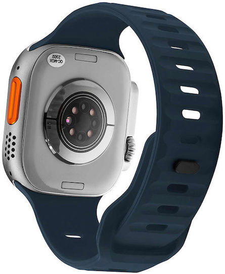 Lee Cooper Square Edge Plus Waterproof Smartwatch with Heart Rate Monitor (Blue) view 3