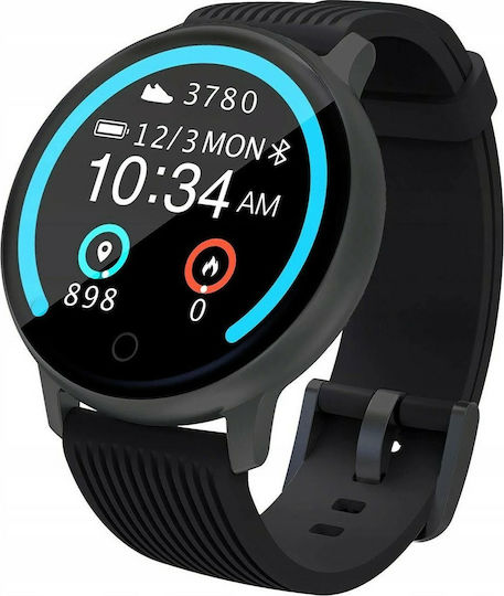 Lenovo Blaze HW10H 42mm Smartwatch with Heart Rate Monitor (Black) view 4
