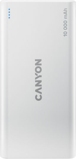Canyon PB-108 Power Bank 10000mAh with 2 USB-A Ports White
