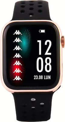 Kappa Kw-p008 Smartwatch with Heart Rate Monitor (Black)