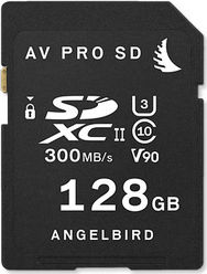 Angelbird AV Pro SDXC 128GB U3 V90 UHS-II 300MB/s with Adapter