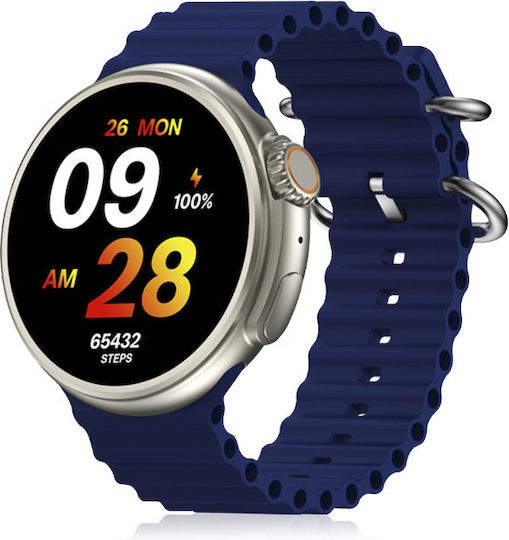 Z78 Ultra 49mm Smartwatch with Heart Rate Monitor (Blue) view 2