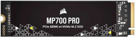 Corsair MP700 PRO SSD 2TB M.2 Type with PCI Express 5.0 Connection PS5 Compatible CSSD-F2000GBMP700PNH view 2