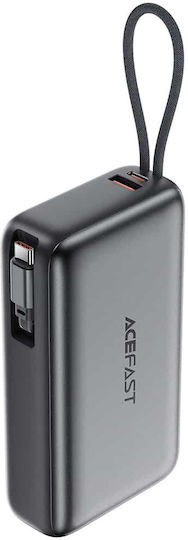 Acefast M34 Power Bank 20000mAh 45W with USB-A Port and USB-C Port Power Delivery Quick Charge 2.0 Quick Charge 3.0 Gray vue 3