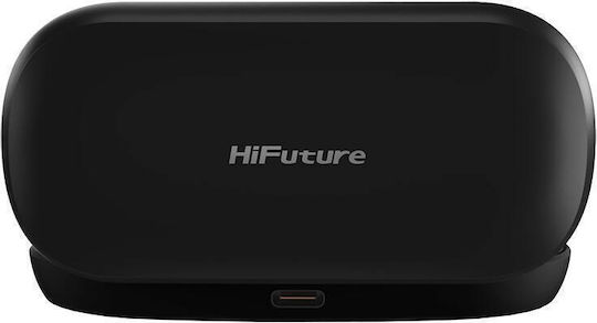 HiFuture FutureMate2 PRO Open Ear Bluetooth Handsfree Earphones with Sweat Resistance and Charging Case Black view 4