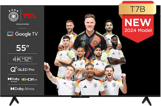 TCL Smart Television 55" 4K UHD QLED 55T7B HDR (2024) view 1