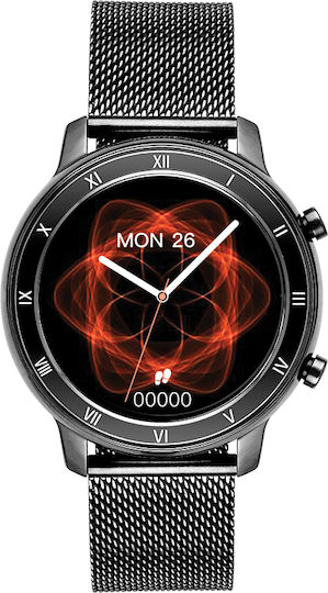 Vogue Callisto Smartwatch with Heart Rate Monitor (Black)