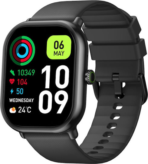 Zeblaze GTS 3 Pro Smartwatch with Heart Rate Monitor (Black) view 1