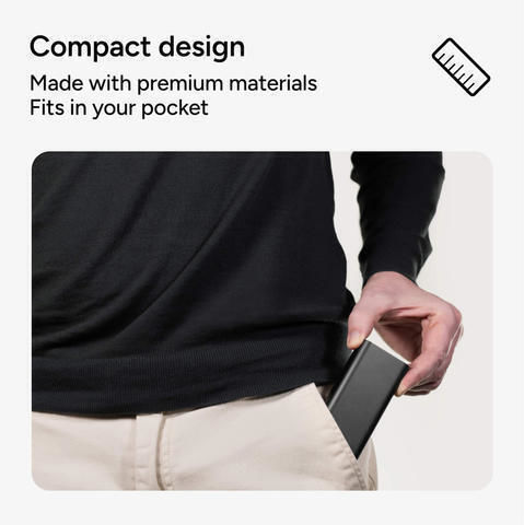 Mophie Power Bank 10000mAh Black view 7