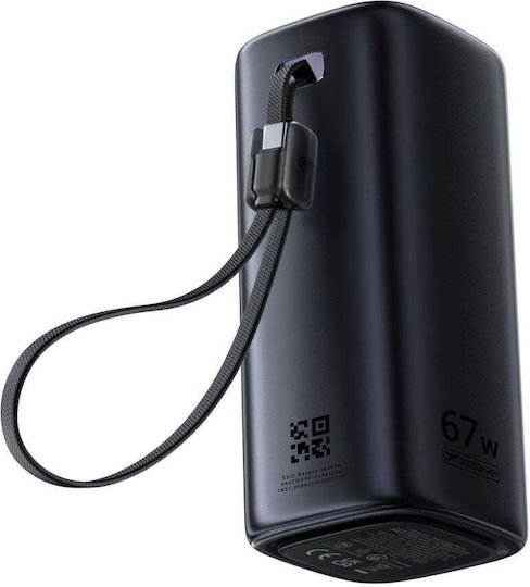 Baseus EnerGeek GX11 MiFi Power Bank 20000mAh 67W with USB-A Port and 2 USB-C Ports Black view 4