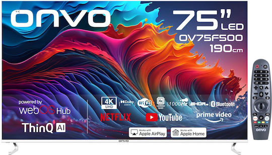 Onvo Smart Television 75" 4K UHD LED OV75F500 HDR (2024) view 1