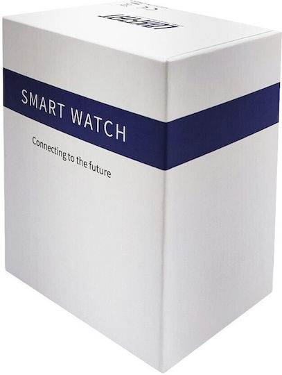 Lokmat Moka 01 Stainless Steel 46mm Waterproof Smartwatch with Heart Rate Monitor (Black) view 2