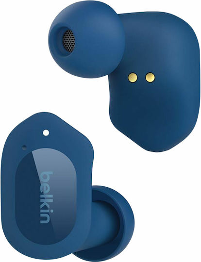 Belkin Soundform Play True In-ear Bluetooth Handsfree Earphones with Sweat Resistance and Charging Case Blue