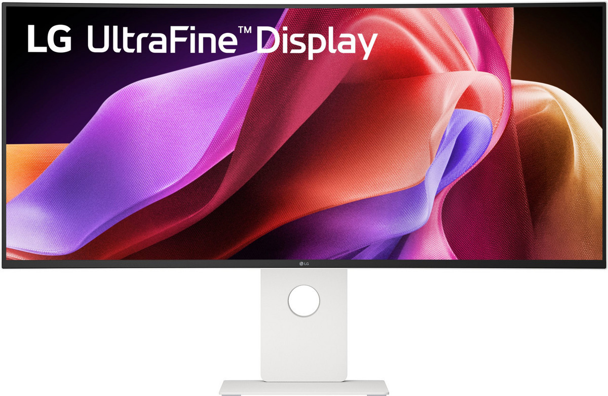 LG 40WT95UF-W-W Ultrawide Nano IPS Curved Monitor 40" 5120x2160 White view 1