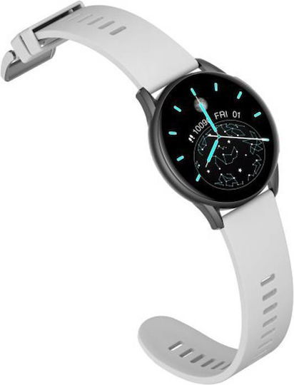 Obaku Strand Aluminium 40mm Smartwatch with Heart Rate Monitor (Gray) vista 2