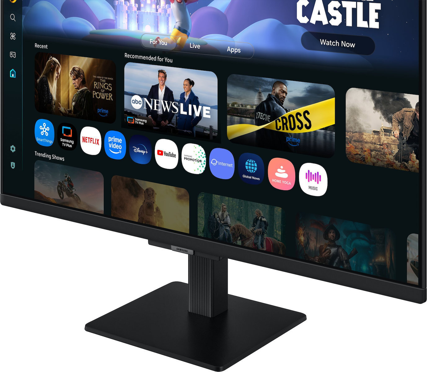 Samsung LS27FM500EUXEN IPS Smart Monitor 27" FHD 1920x1080 with Response Time 5ms GTG view 7
