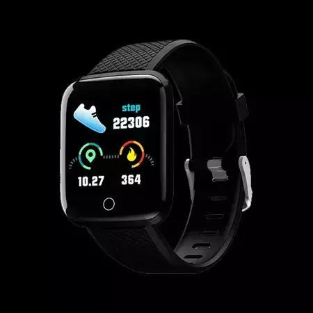 Denver SW-154 Waterproof Smartwatch with Heart Rate Monitor (Black) view 5
