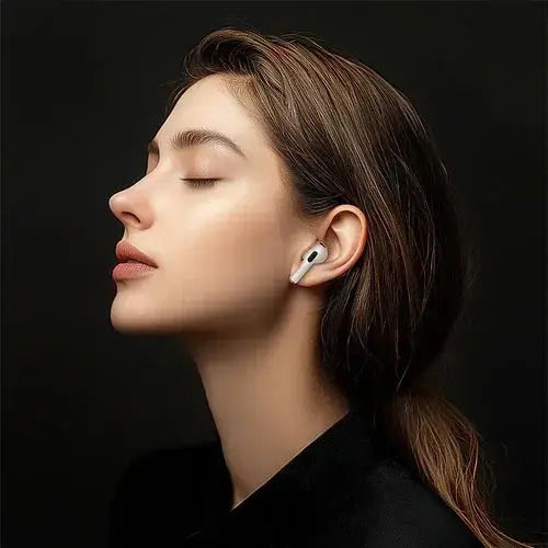 Hoco EW81 Earbud Bluetooth Handsfree Earphones with Sweat Resistance and Charging Case Transparent view 4