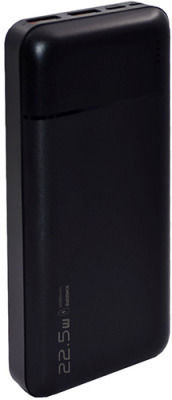 Remax RPP-192 Power Bank 20000mAh 22.5W with 2 USB-A Ports and USB-C Port Power Delivery / Quick Charge 3.0 Black