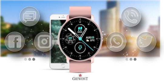 Giewont 120-1 Smartwatch with Heart Rate Monitor (Pink) view 6