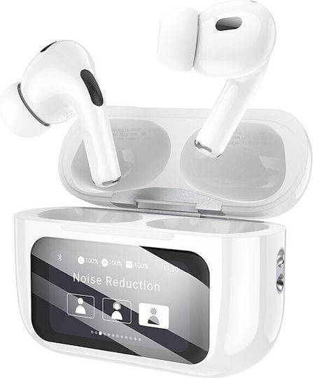 Borofone BW76 In-ear Bluetooth Handsfree Earphones with Charging Case White view 1