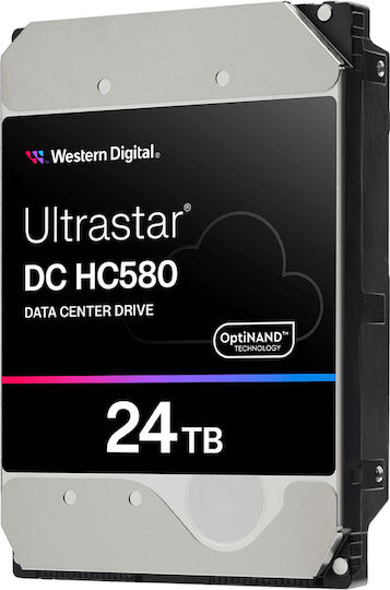 Western Digital Ultrastar DC HC580 24TB HDD Hard Drive 3.5" SATA III 7200rpm with 512MB Cache for Server / Recorder 0F62796 vue 2