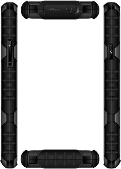 MaxCom Strong MM920 Single SIM Resistant Mobile with Buttons Black view 3