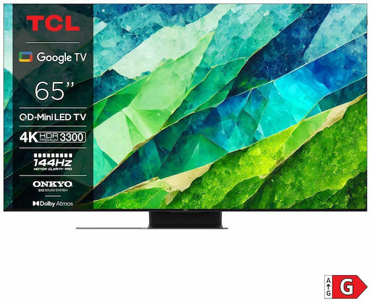 TCL Smart Television 65" 4K UHD Mini LED 65C855 HDR (2024) vista 2
