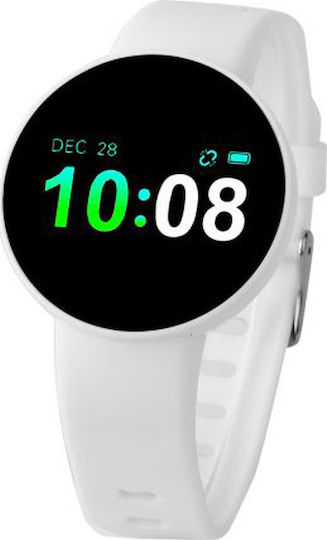 Jmsmart PJS0004W Smartwatch with Heart Rate Monitor (White) view 2