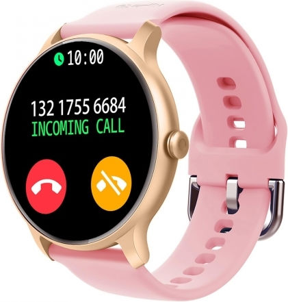 Celly Trainer Moon Smartwatch with Heart Rate Monitor (Pink)