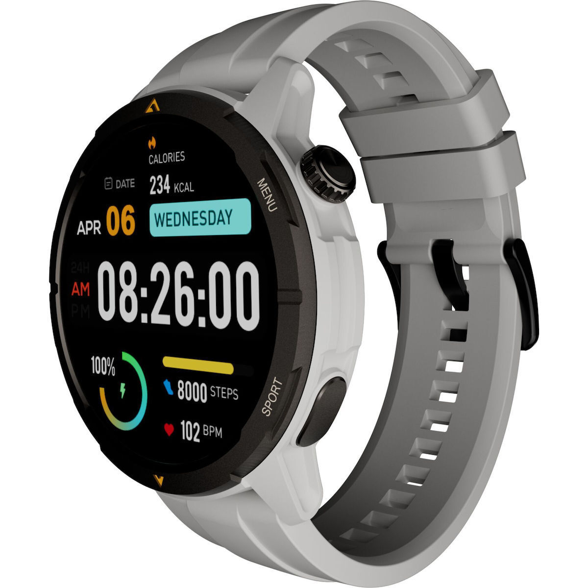 AGM Legion Smartwatch with Heart Rate Monitor (Gray)