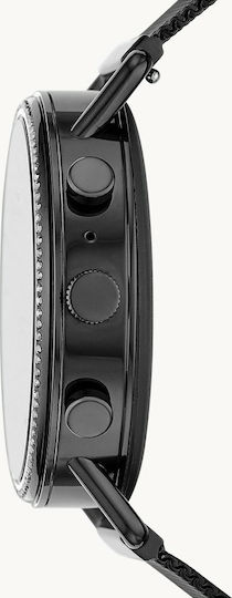 Skagen Falster 2 Stainless Steel 40mm Smartwatch with Heart Rate Monitor (Black) view 3