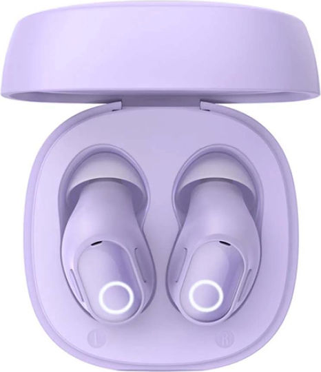 Baseus Bowie Wm02 Tws In-ear Bluetooth Handsfree Earphones with Charging Case Purple vue 5
