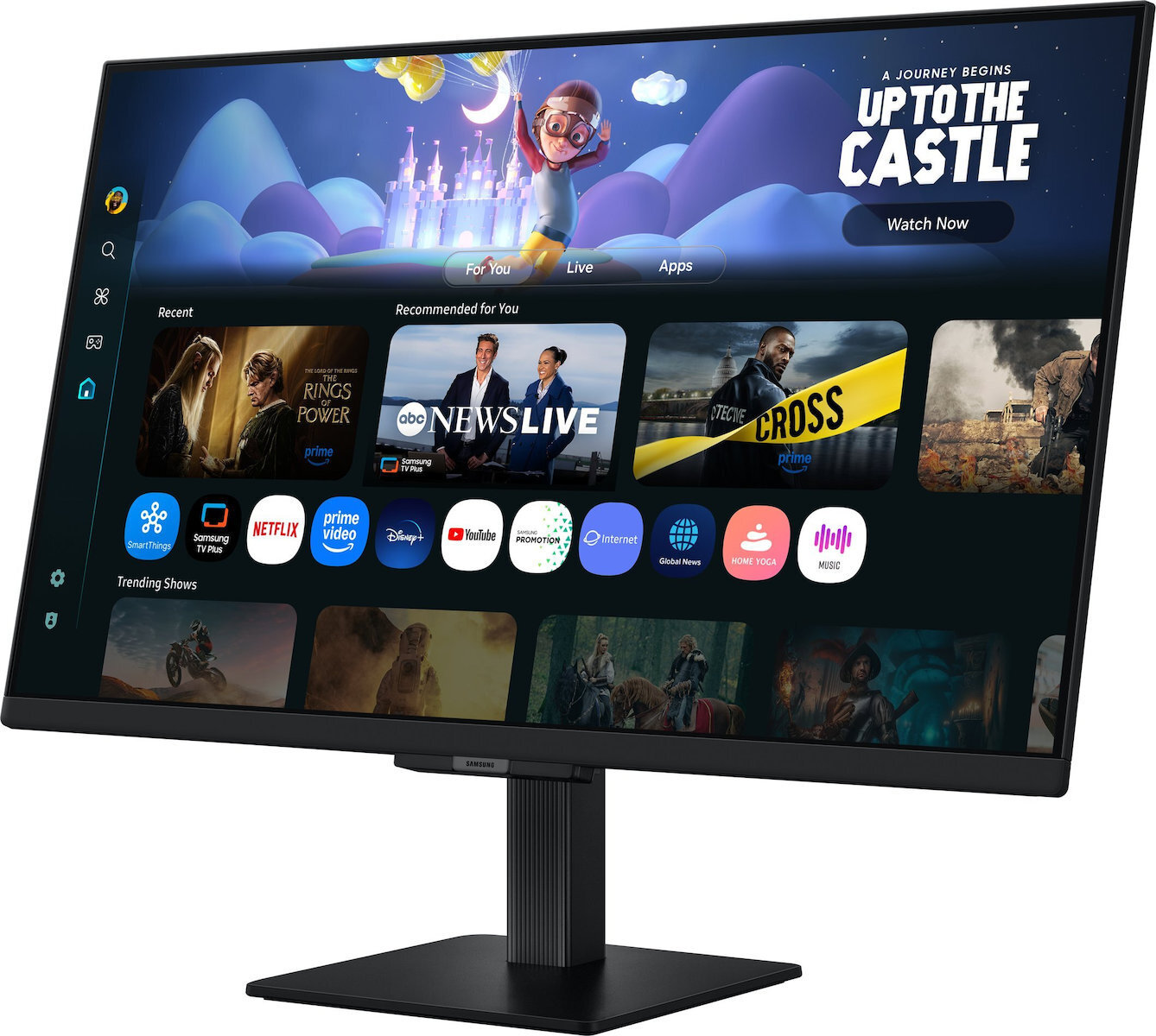 Samsung LS27FM500EUXEN IPS Smart Monitor 27" FHD 1920x1080 with Response Time 5ms GTG view 5
