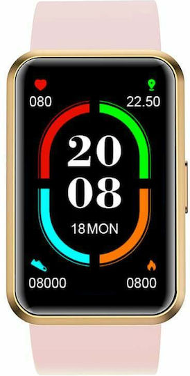 BlackView R5 Waterproof Smartwatch with Heart Rate Monitor (Pink)