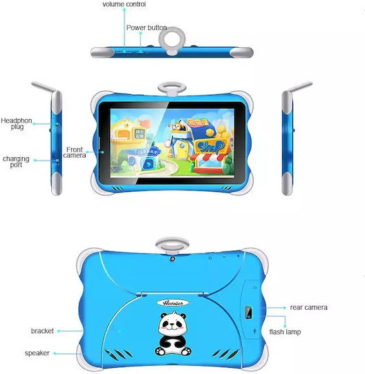 Nubi Wintouch K712 7" Tablet (2GB/16GB) Blue view 4